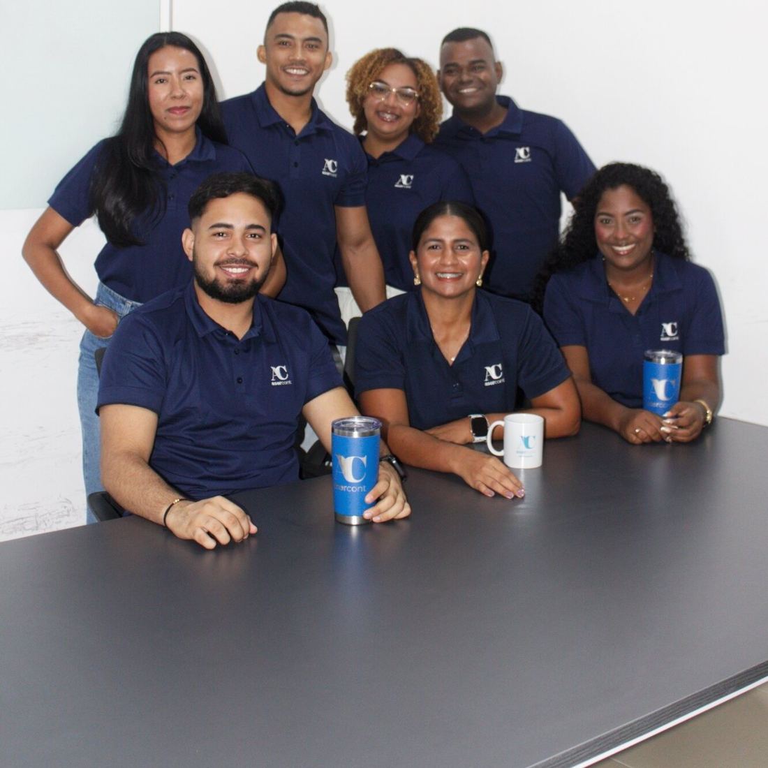 The Asercont team at the Cartagena office